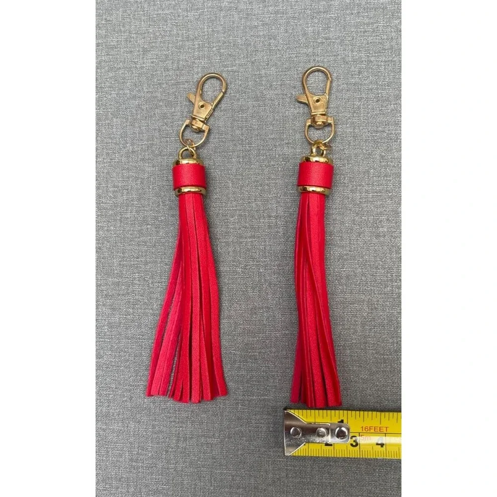Set of 2 Target Red Bag or Keychain Pendants